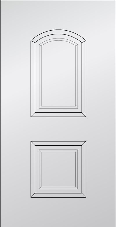 Türflügel aus PVC Iveta