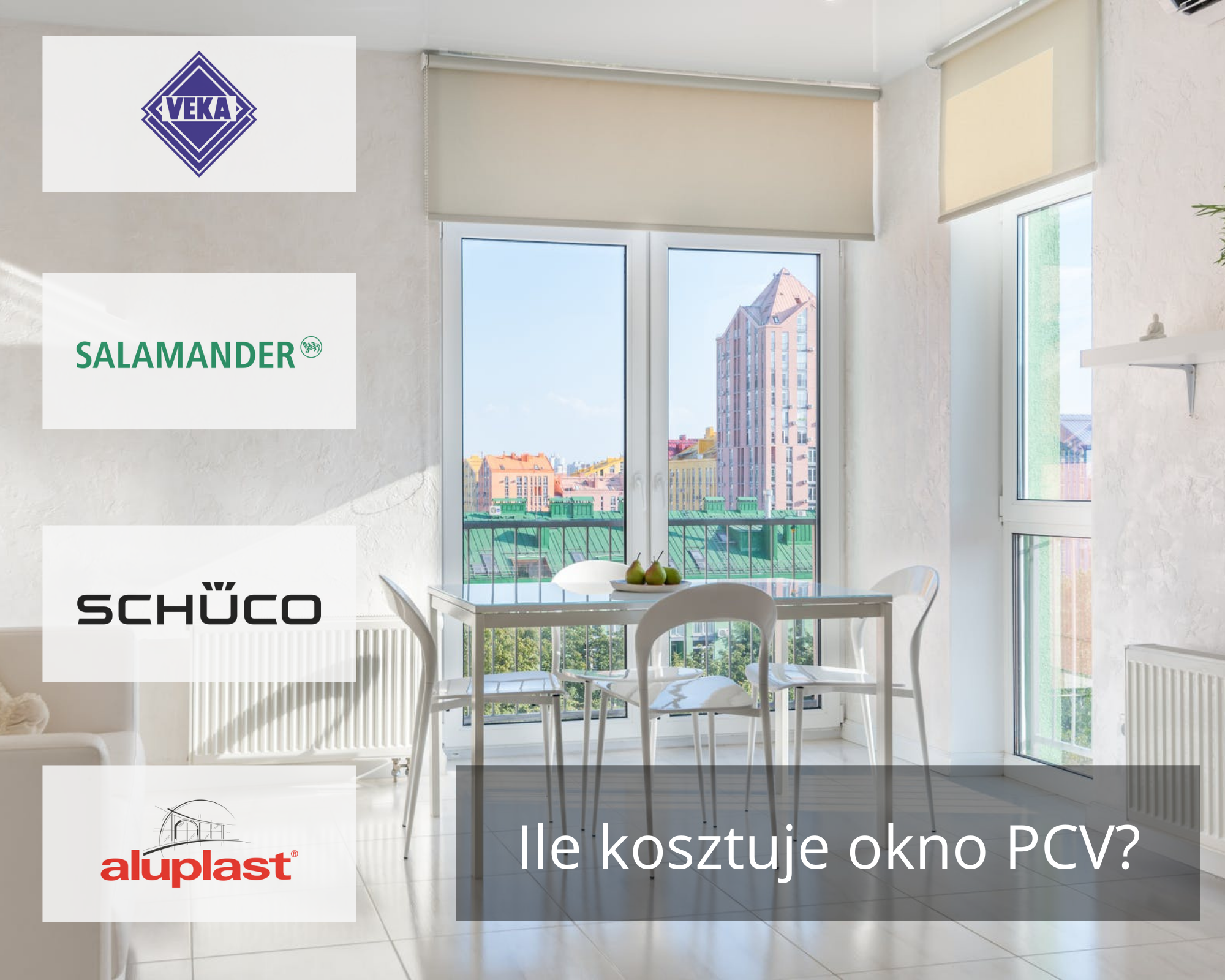 okna PCV, veka, schuco, salamander, aluplast