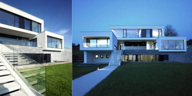 Szklane balustrady