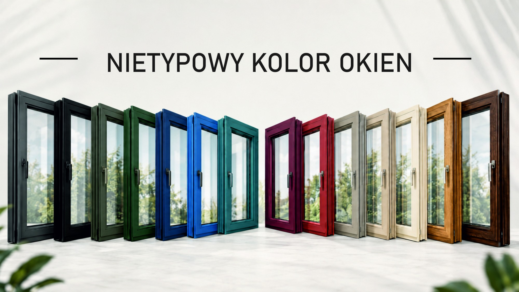 Nietypowy kolor okna? Indywidualne realizacje naszych klientów