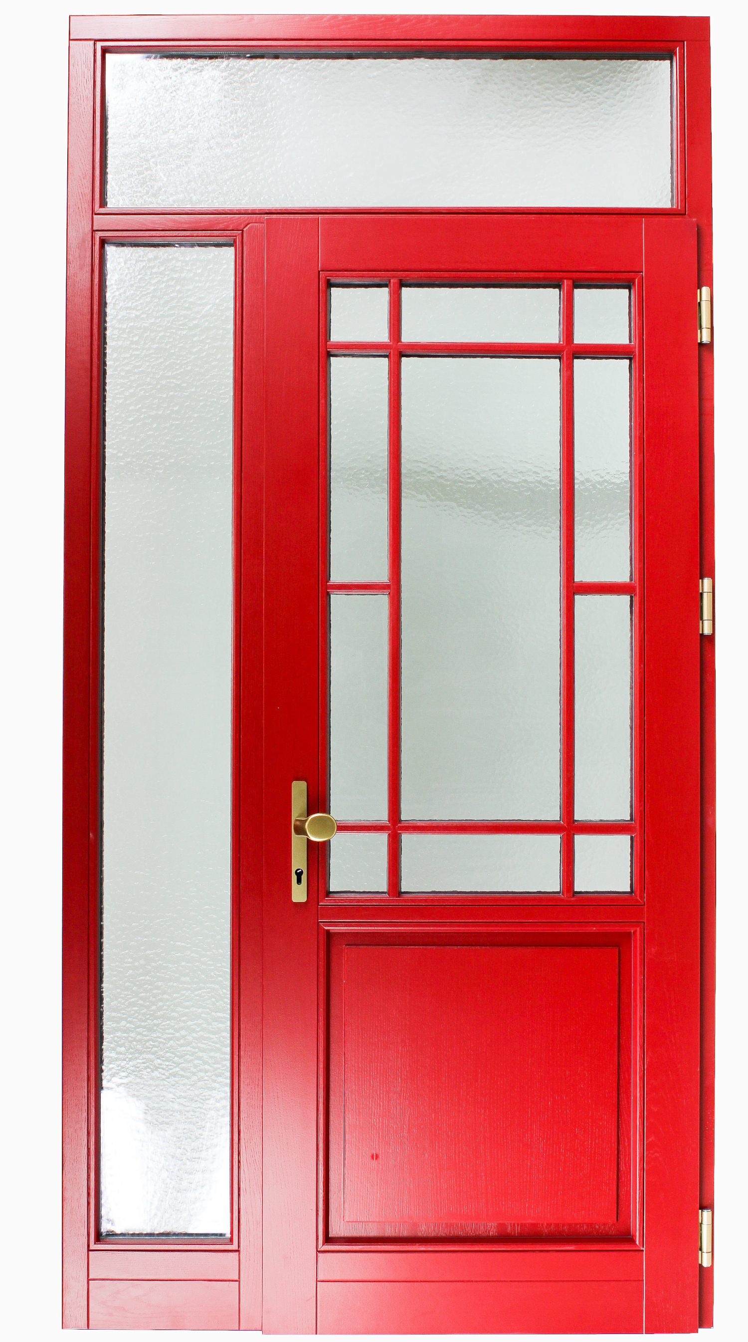 czerwone drzwi