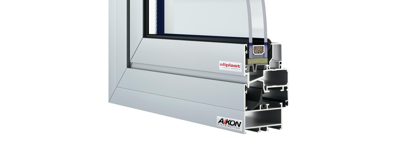 Okna aluminiowe Aliplast, profil Econoline